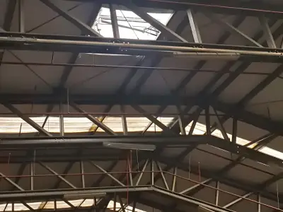 Structura metalica hala cu luminator Stefanestii de Jos Ilfov
